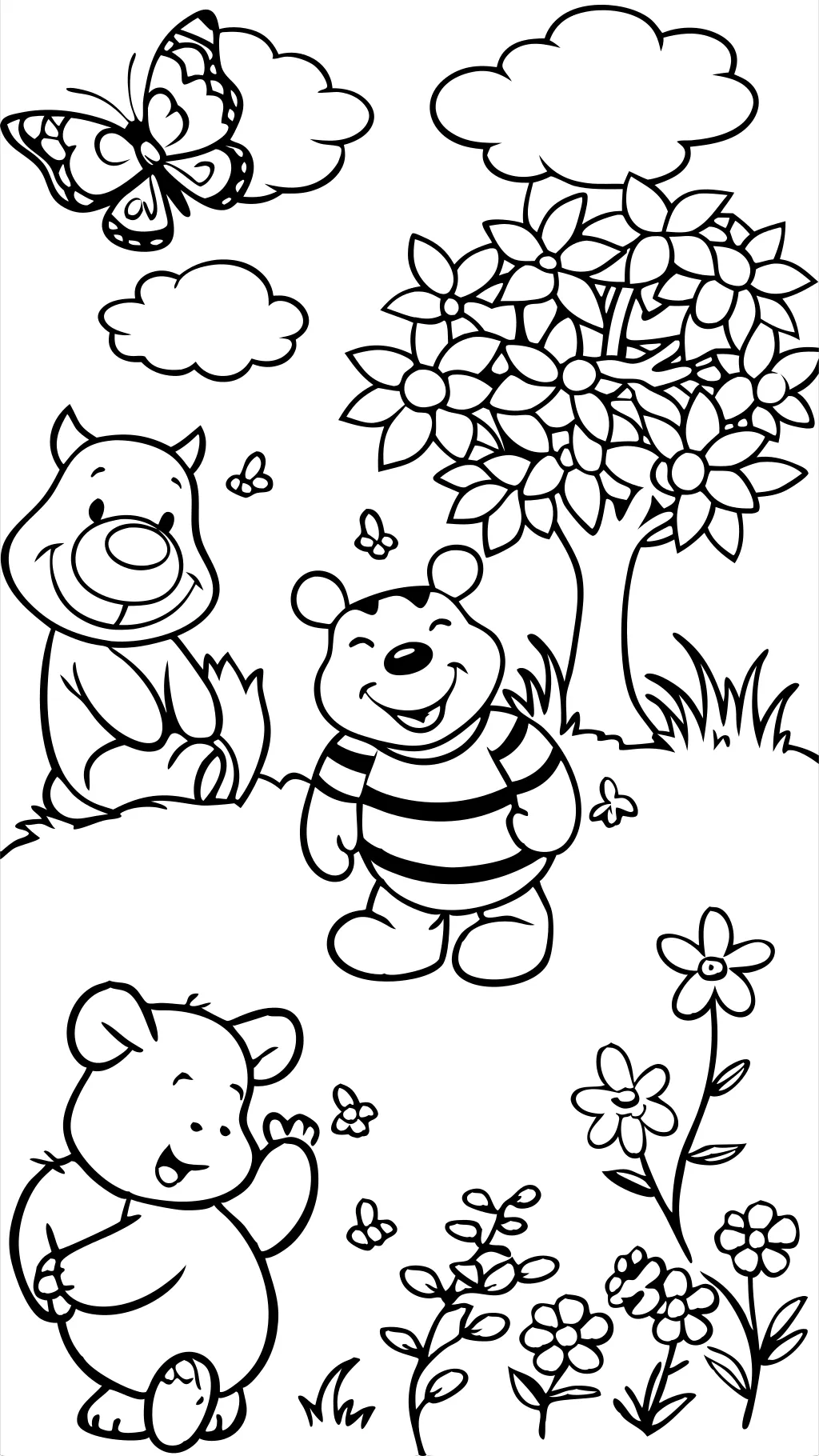 Winnie the Pooh Páginas para colorear